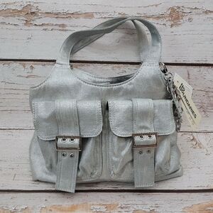 No Boundaries Fashion 4-Poster HandBag Blue